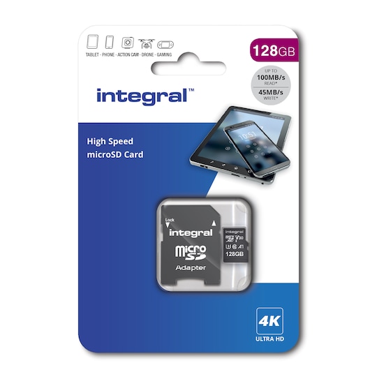 Integral 128GBV30 4K Micro SD card - Elkjøp