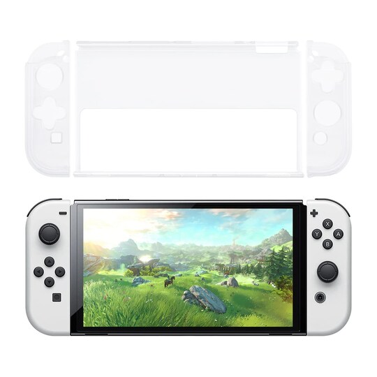 Nintendo Switch OLED-deksel Gjennomsiktig 3 deler - Elkjøp