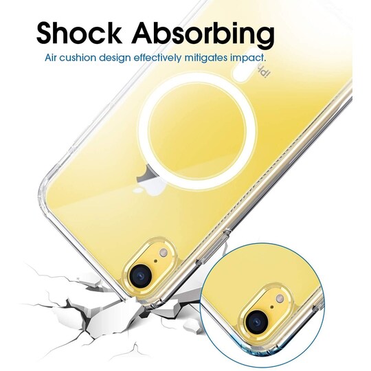 INF iPhone X/XS mobildeksel MagSafe-kompatibel Akryl gjennomsiktig - Elkjøp
