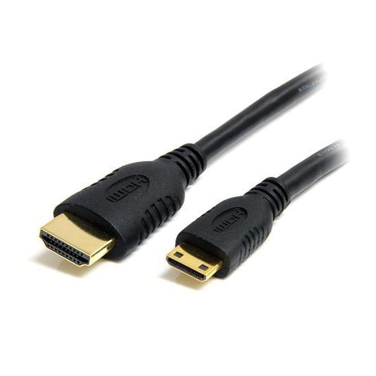 StarTech.com 2 m Höghastighets HDMI-kabel med Ethernet - HDMI till HDMI Mini  - Elkjøp