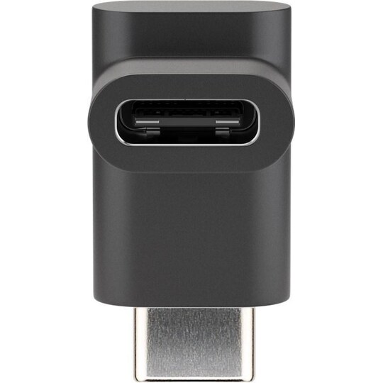 Adapter USB-C™ till USB-C™ 90°, svart - Elkjøp