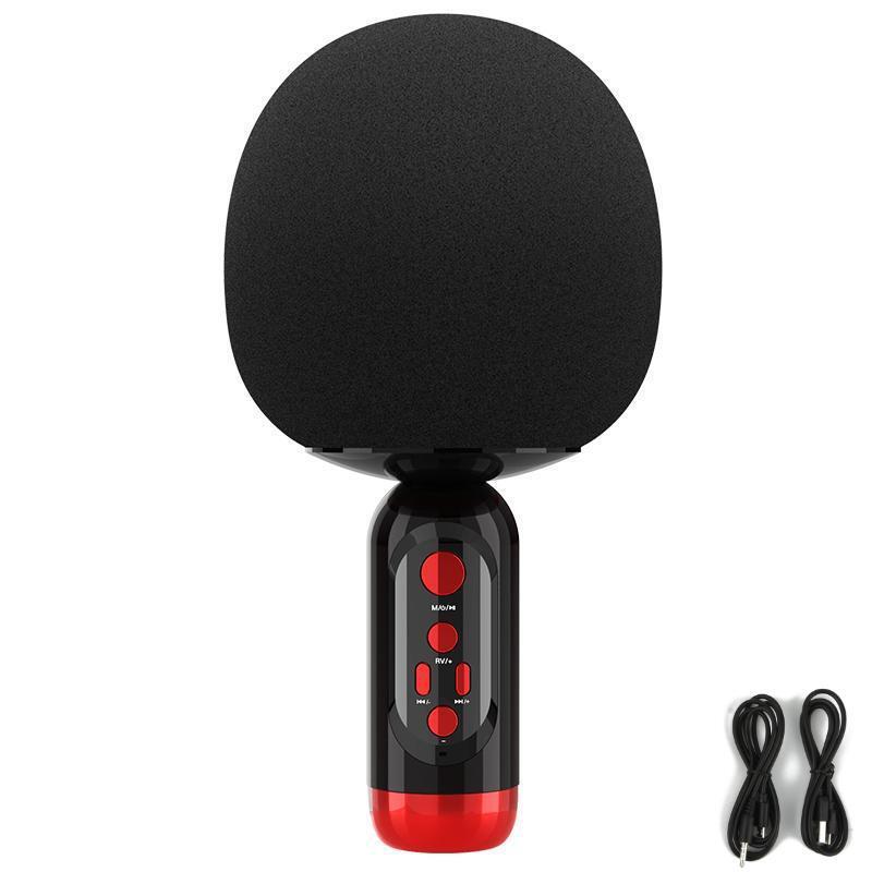 Trådløs Bluetooth karaoke mikrofon Svart - Elkjøp