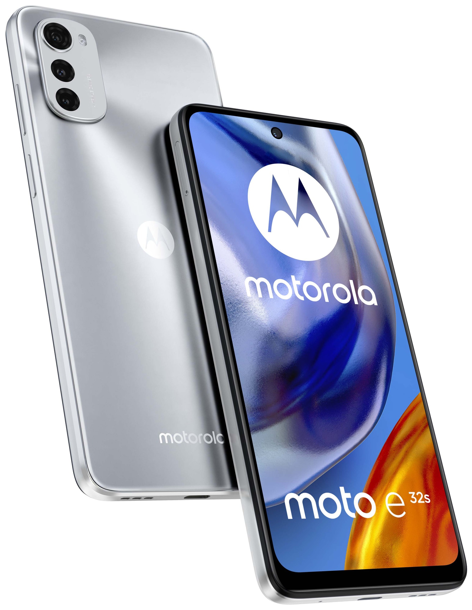 Motorola Moto E32s smarttelefon 3/32 (misty silver) - Elkjøp