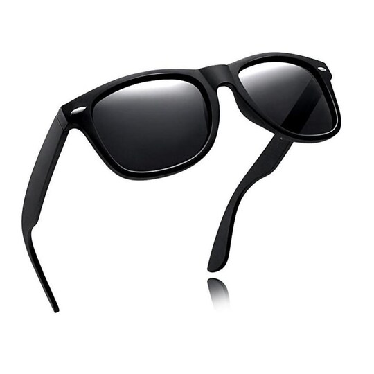 INF Solbriller med polariserte glass UV400 i sort / grå - Elkjøp