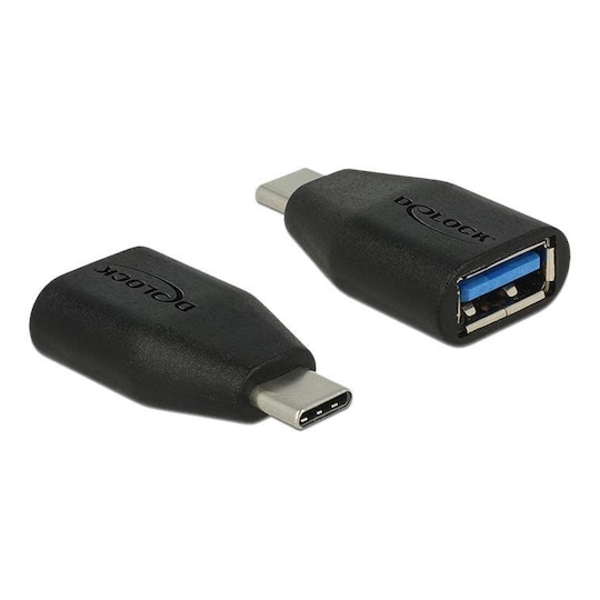 Delock SuperSpeed adapter USB-C male to USB-A female, 10 Gbps, black -  Elkjøp