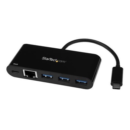 StarTech.com US1GC303APD, Koblet med ledninger (ikke trådløs), USB, Ethernet,  - Elkjøp