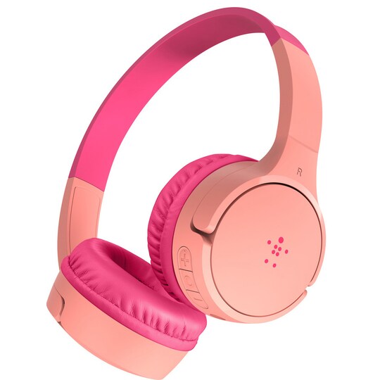 Belkin SOUNDFORM Mini trådløse on-ear hodetelefoner (rosa) - Elkjøp
