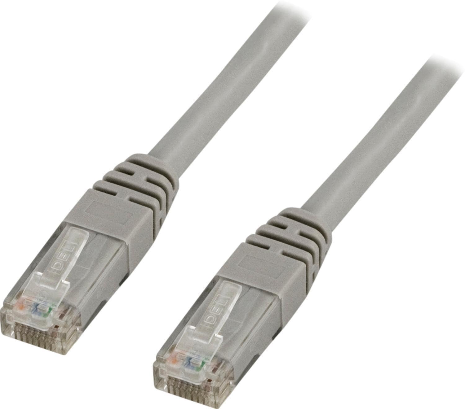 deltaco U/UTP Cat6 patch cable 50m, grey - Elkjøp
