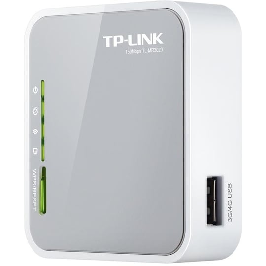 TP-Link trådløs 3G-router, 802.11n, 150Mbps, USB, RJ45 - Elkjøp