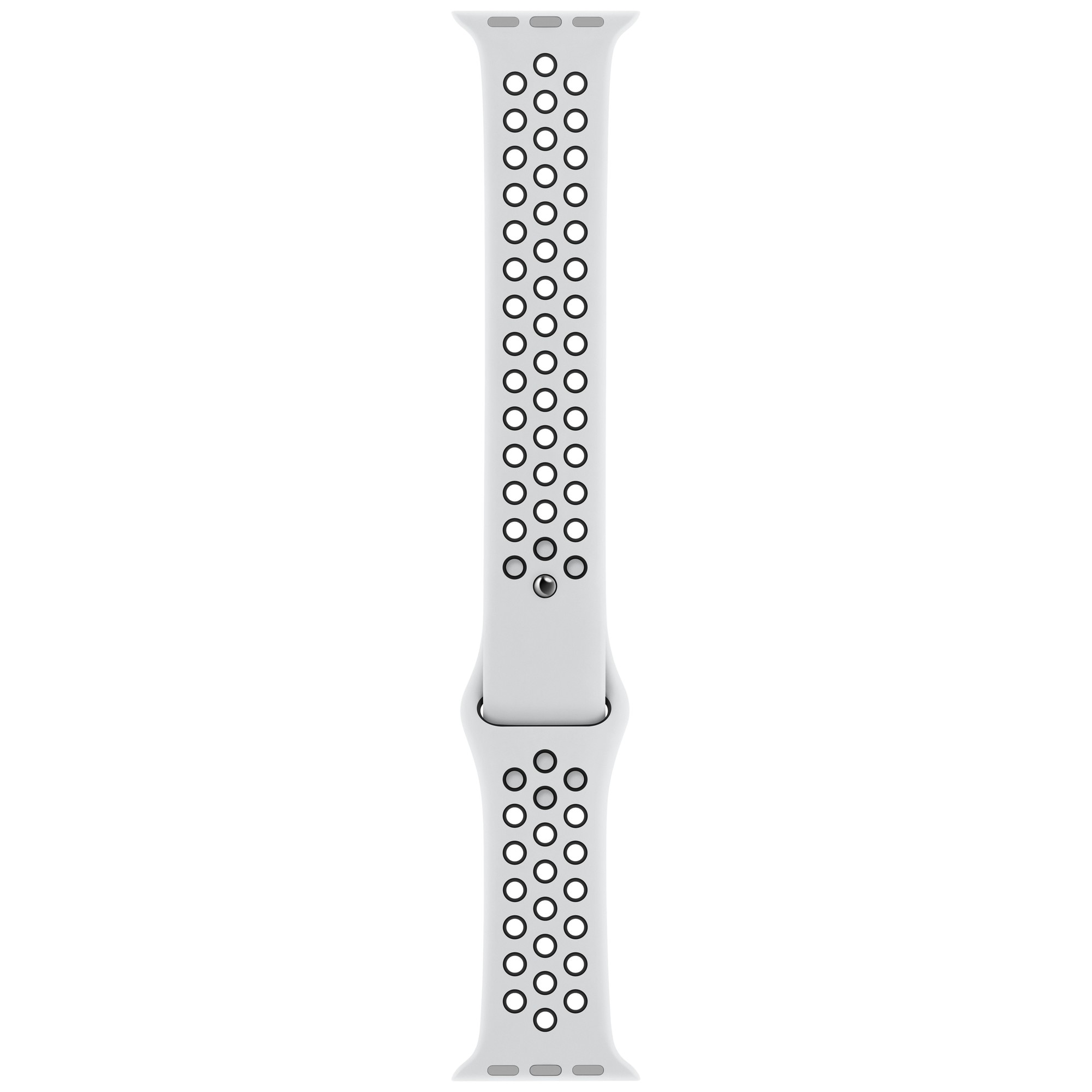 Apple Watch reim 44 mm Nike Sport-reim (platina/sort) - Elkjøp