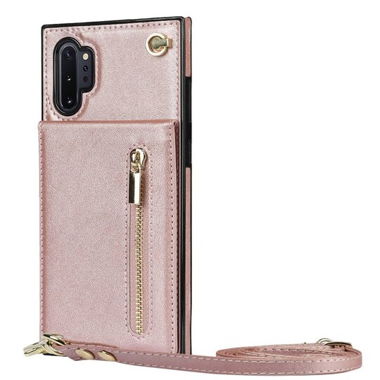 Zipper halskjede deksel Samsung Galaxy Note 10 Plus - Rose - Elkjøp