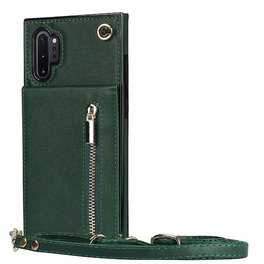Zipper halskjede deksel Samsung Galaxy Note 10 Plus - Grønn - Elkjøp