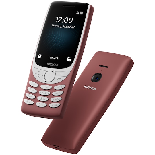 Nokia 8210 4G mobiltelefon (rød) - Elkjøp