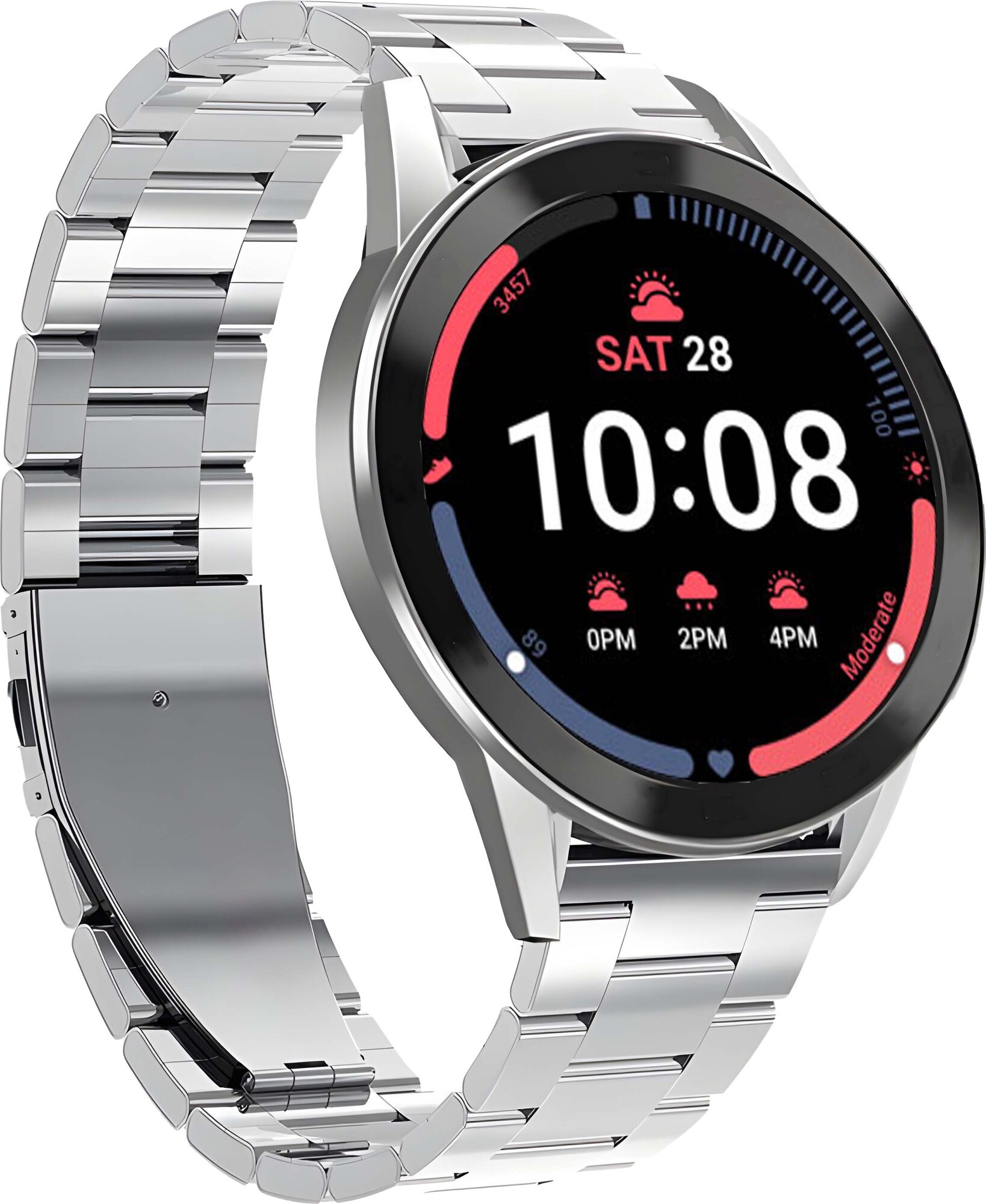 Puro klokkereim til Samsung Galaxy Watch 4/4 Classic (sølv) - Elkjøp