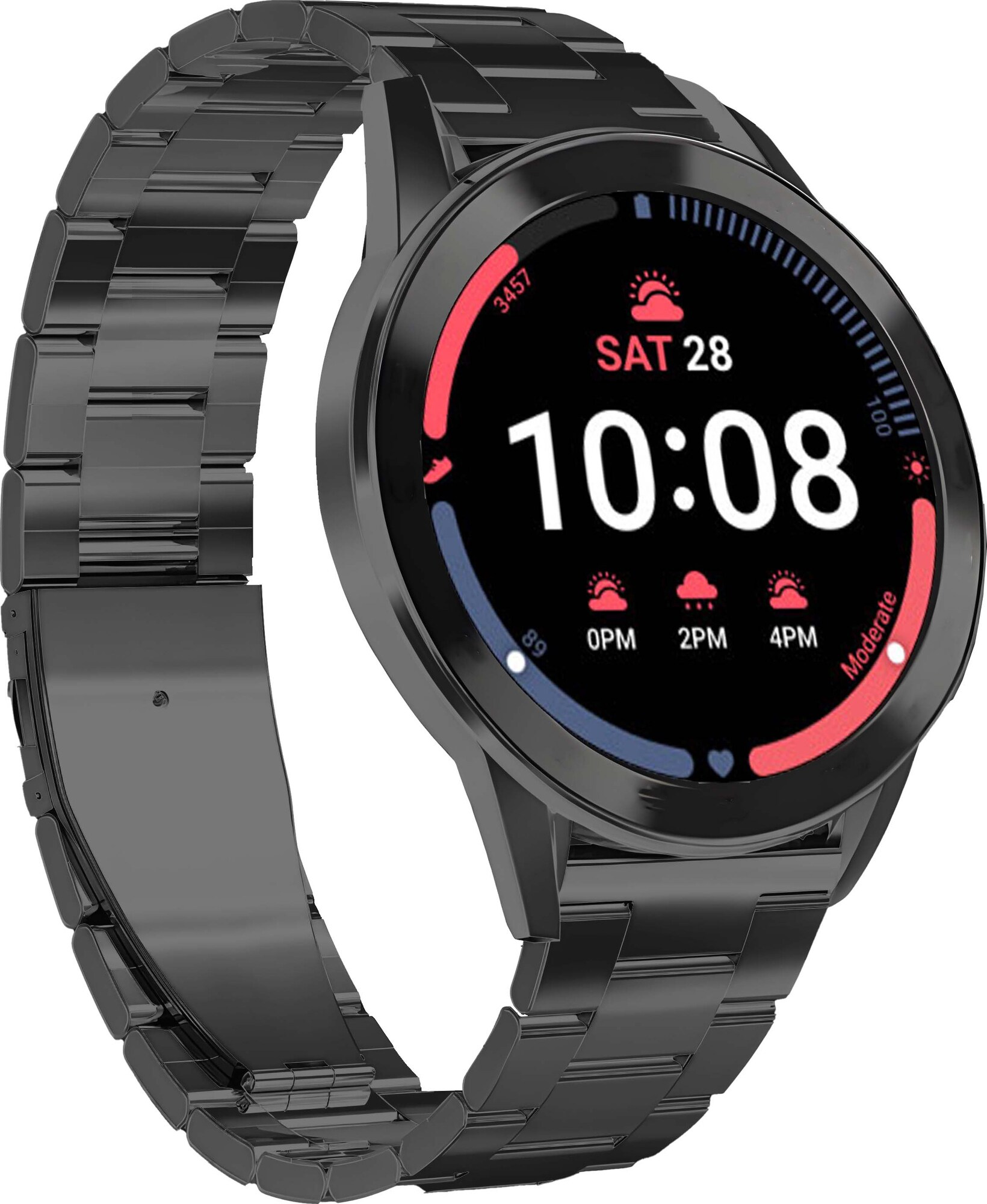 Puro klokkereim til Samsung Galaxy Watch 4/4 Classic (sort) - Elkjøp