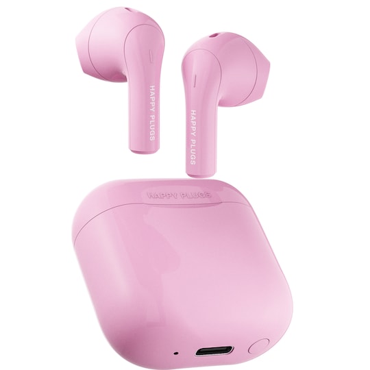 Happy Plugs Joy helt trådløse in-ear hodetelefoner (rosa) - Elkjøp