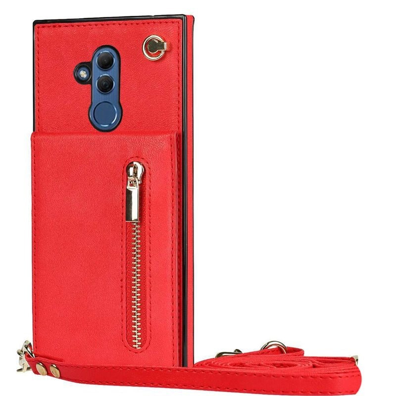 Zipper halskjede deksel Huawei Mate 20 Lite - Rød - Elkjøp