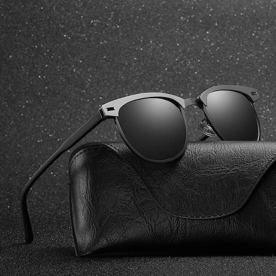 Polariserte solbriller UV400 Sort/grå - Elkjøp