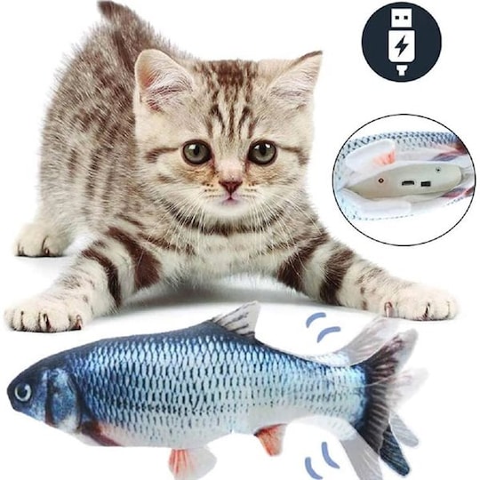 Elektrisk katteleke - 3D-fisk - Elkjøp