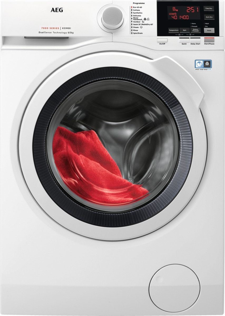 AEG 7000 series vaskemaskin/tørketrommel L7WBE846G - Elkjøp
