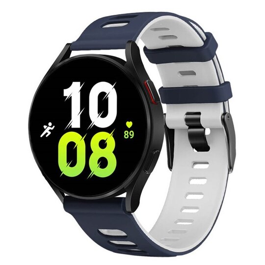 Twin Sport armbånd Samsung Galaxy Watch 5 (40mm) - Blå/hvit - Elkjøp