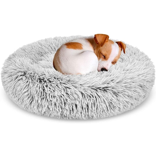 INF Myk og koselig seng for hund / katt diameter 60 cm Lys grå - Elkjøp