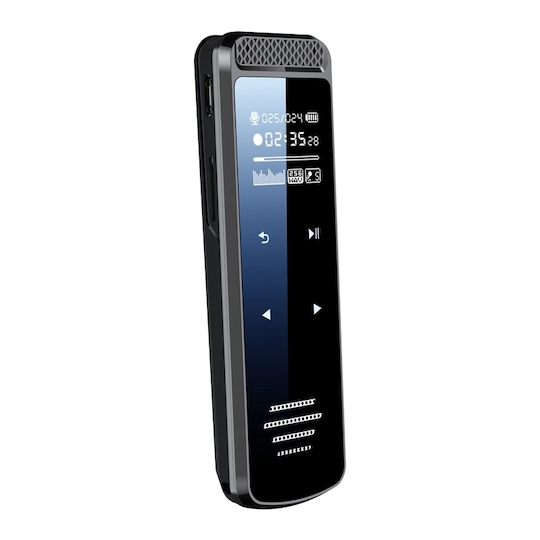 Digital taleopptaker med LCD-skjerm svart (32 G) - Elkjøp