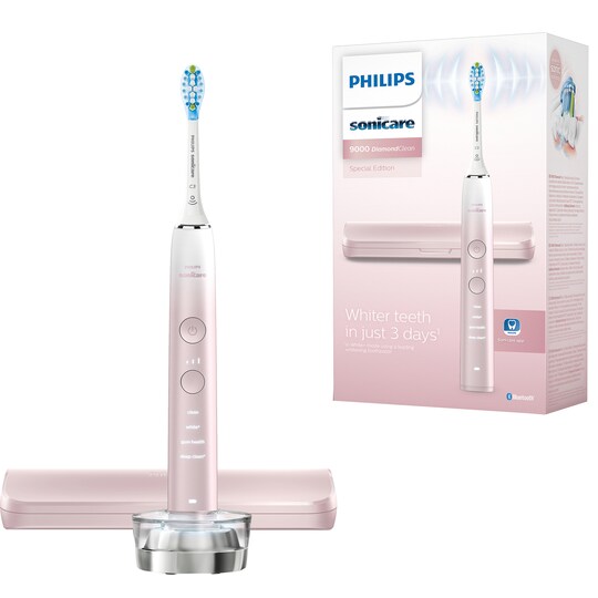 Philips Sonicare DiamondClean 9000 elektrisk tannbørste HX991184 rosa -  Elkjøp