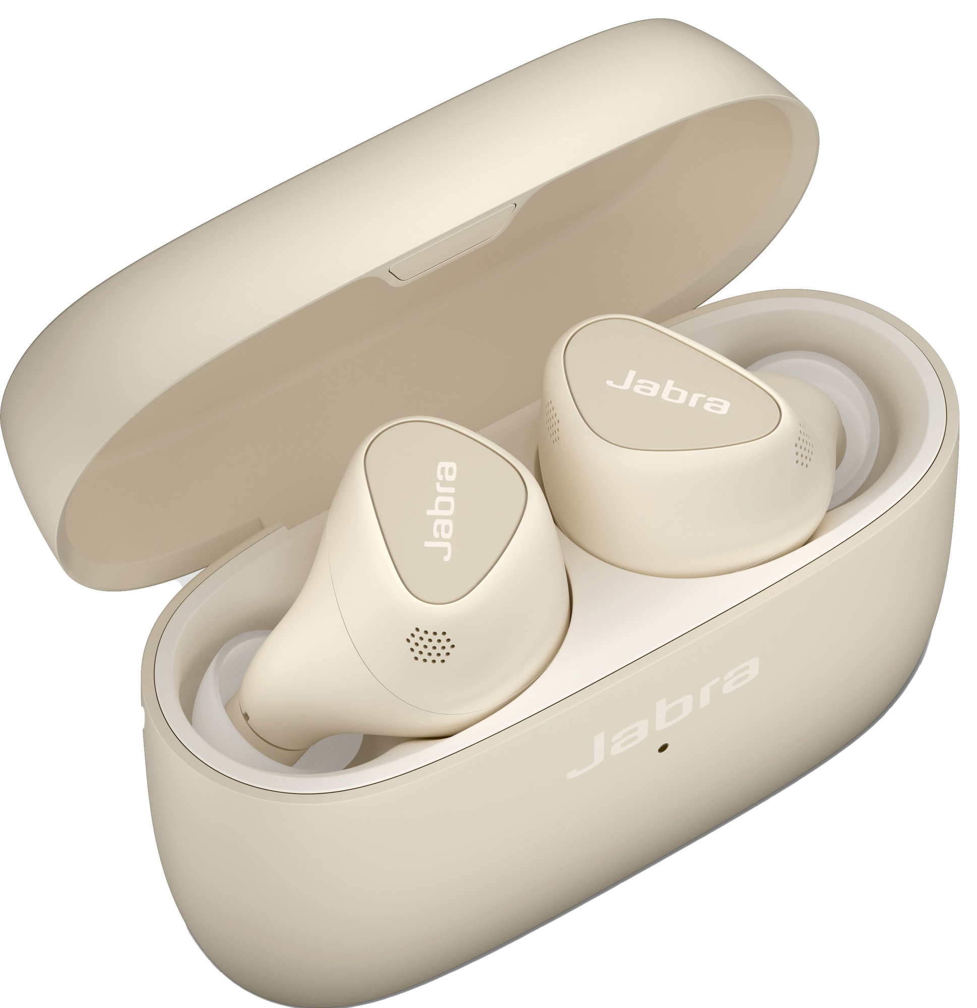 Jabra Elite 5 helt trådløse in-ear hodetelefoner (gold beige) - Elkjøp