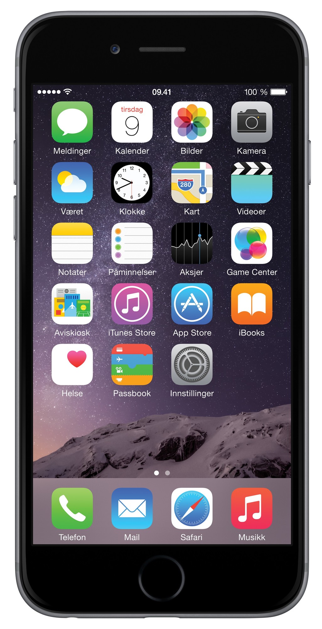 iPhone 6 16 GB (stellar grå) Telenor - Elkjøp