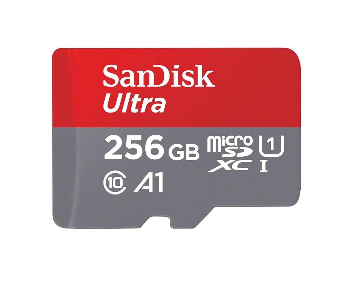 SanDisk Ultra® 256GB microSDXC™ UHS-I-kort - Elkjøp