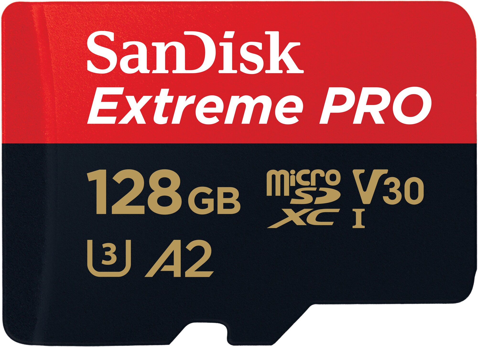 SanDisk Extreme PRO® 128GB microSDXC™ UHS-I-kort med adapter - Elkjøp