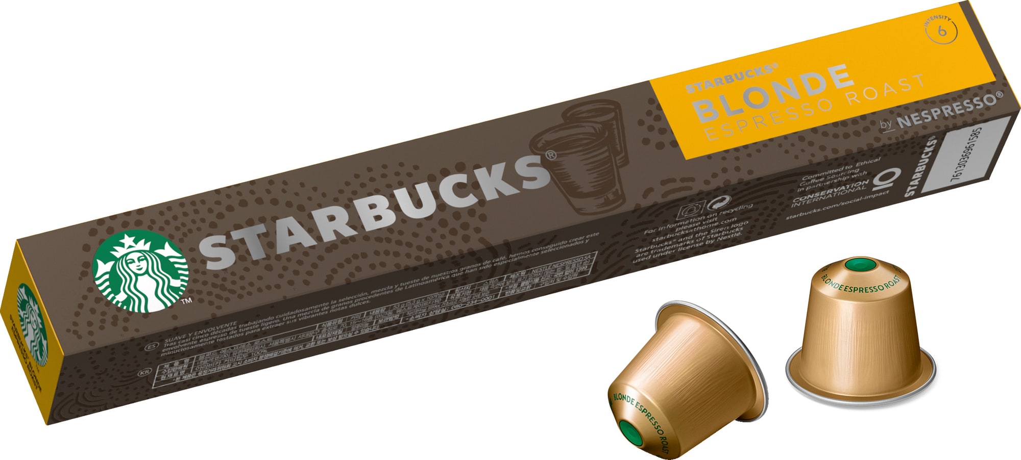 Starbucks by Nespresso Blonde Espresso Roast kapsler ST12429083 - Elkjøp