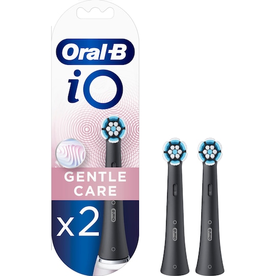 Oral-B iO Gentle Care tannbørstehode 419020 (sort) - Elkjøp