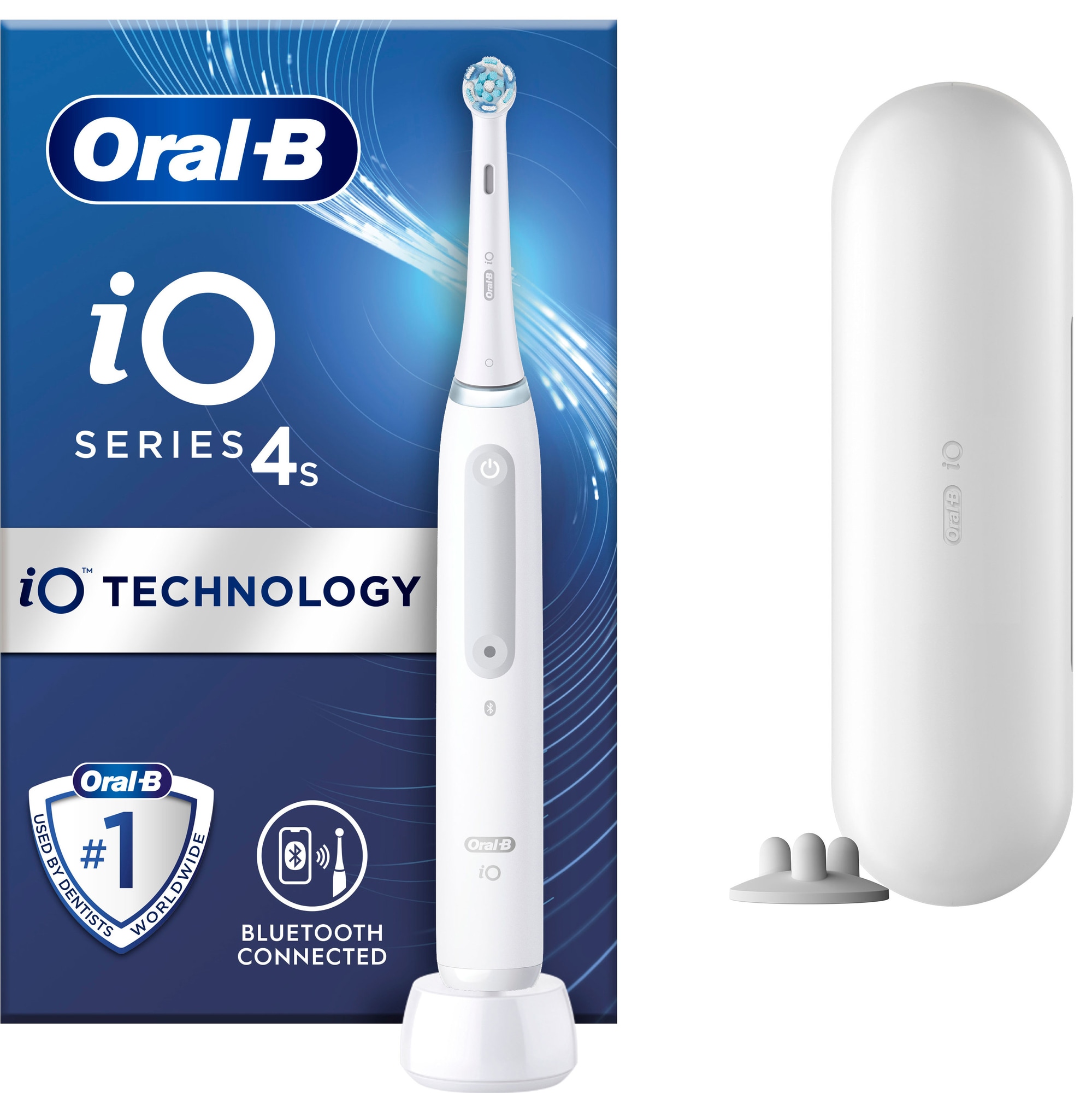 Oral-B iO 4s elektrisk tannbørste 414865 (quite white) - Elkjøp