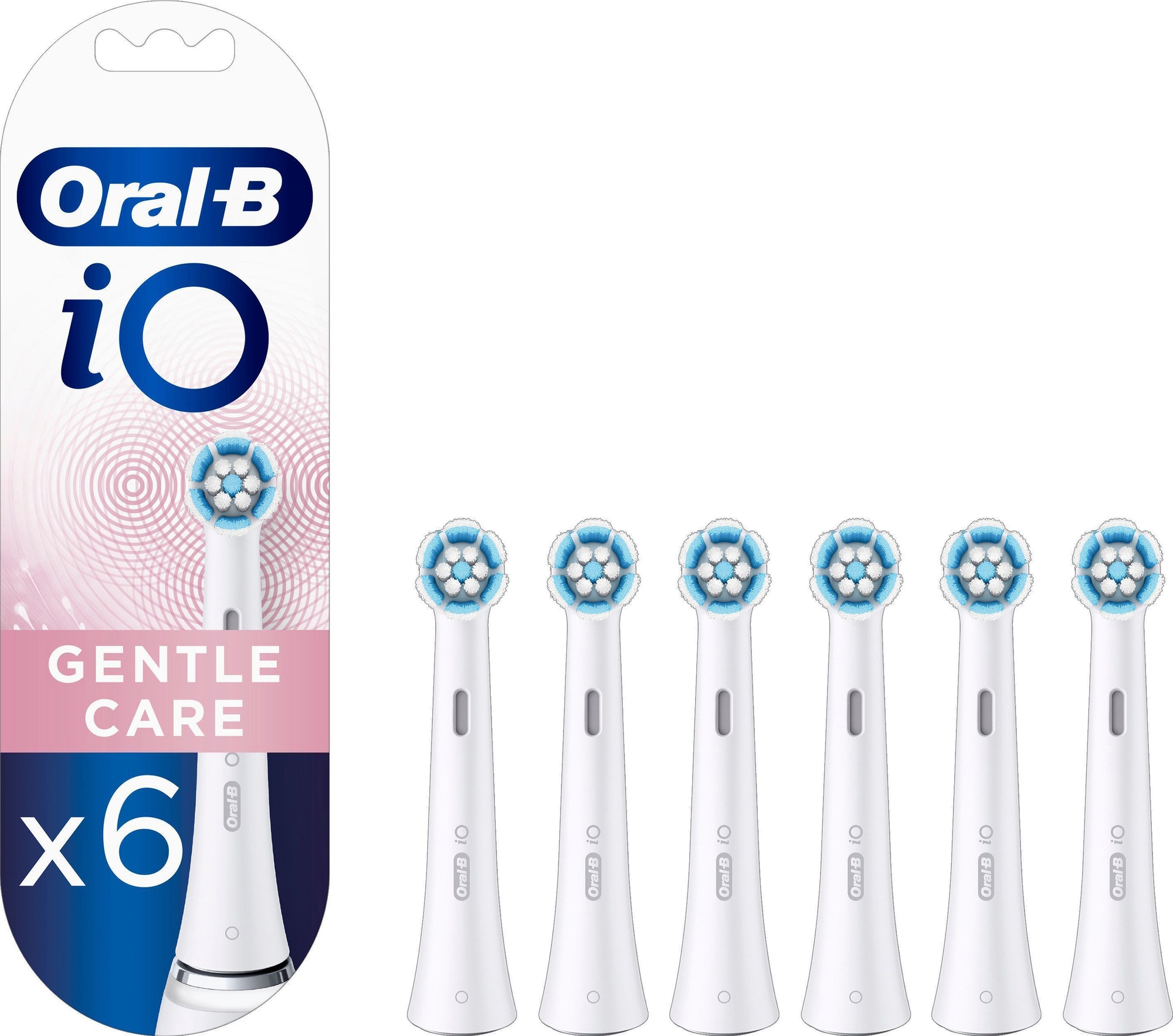 Oral-B iO Gentle Care tannbørstehoder 417927 (6-pakning) - Elkjøp