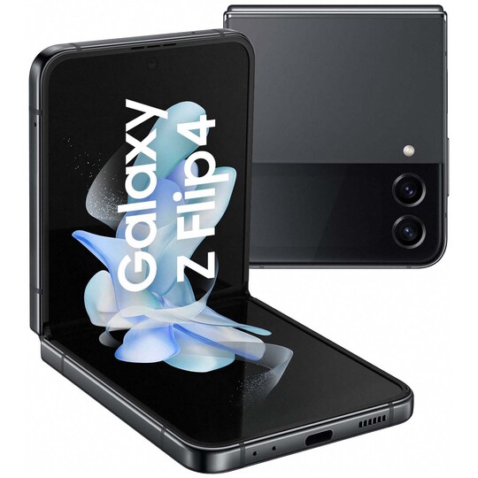 Samsung Galaxy Z Flip4 smarttelefon 8/512GB (Graphite) - Elkjøp