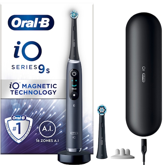 Oral-B iO 9s elektrisk tannbørste 408864 (black) - Elkjøp