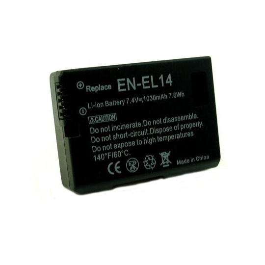 Batteri til Nikon EN-EL14 / EN -EL14A - Elkjøp
