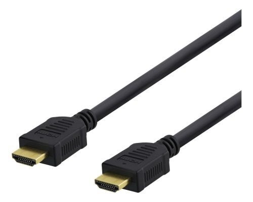 High-Speed HDMI-kabel, 5m, Ethernet, 4K UHD, svart - Elkjøp