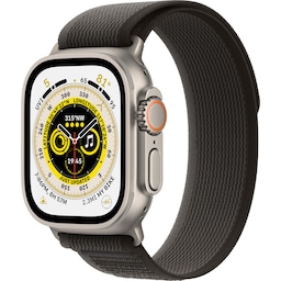 Apple Watch Ultra 49mm GPS+CEL Titanium S/M (Sort/Grå/Trail Loop)