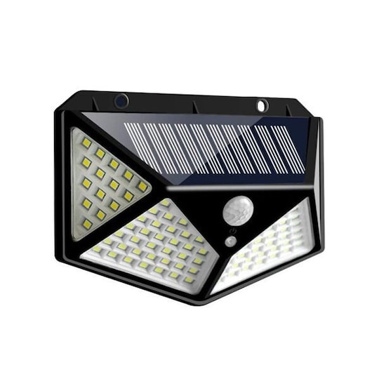 Solcellelampe Vegg 100 LED - Elkjøp
