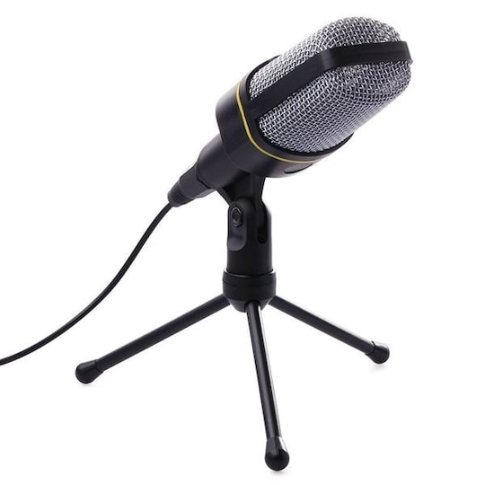 Mikrofon med 3.5mm kontakt - Svart - Elkjøp