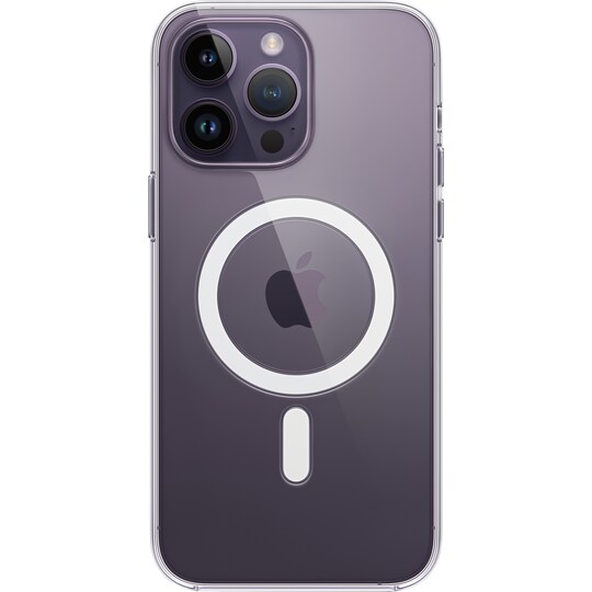 iPhone 14 Pro Max gjennomsiktig deksel med MagSafe - Elkjøp