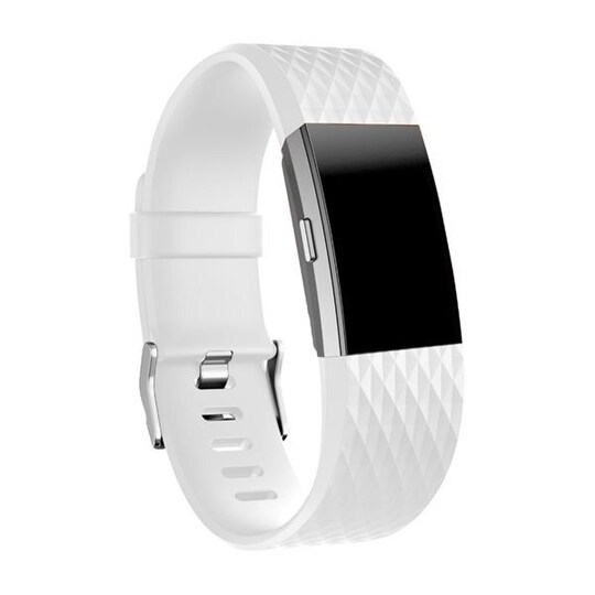 Armbånd Fitbit Charge 2 - hvit Large - Elkjøp