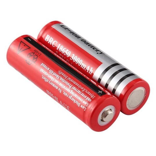 Batteri 18650 3000mAh 3.7V - 2-pakk - Elkjøp