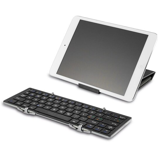 DELTACO trådlöst minitangentbord , hopfällbar, Bluetooth, svart - Elkjøp