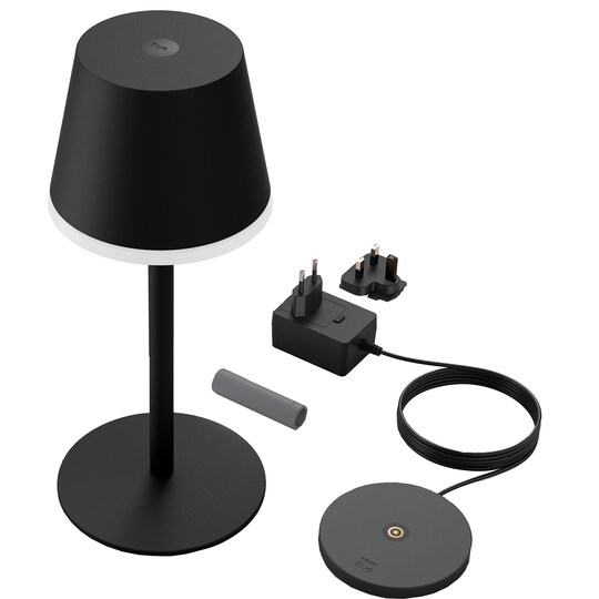 Philips Hue Go bærbar bordlampe (sort) - Elkjøp