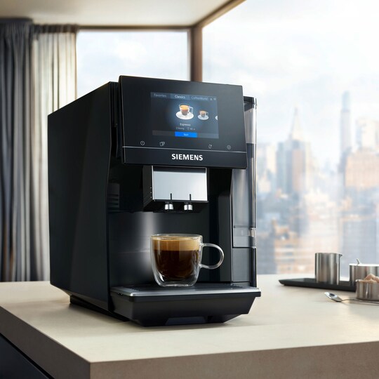 Siemens EQ.700 kaffemaskin TP703R09 (sort) - Elkjøp