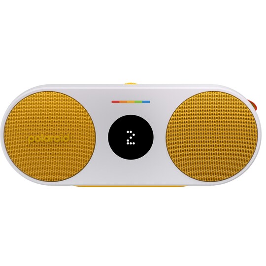 Polaroid Music P2 trådløs bærbar høyttaler (gul/hvit) - Elkjøp